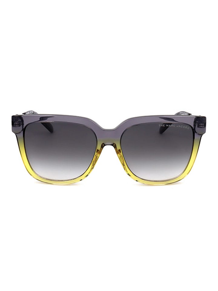 Marc Jacobs Damen-Sonnenbrille in Grau/ Gelb günstig kaufen 55