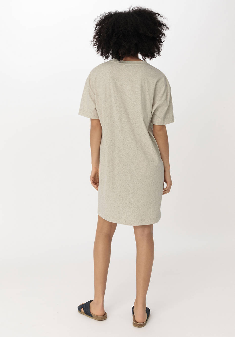 T-Shirt Kleid aus Bio-Baumwolle mit Hanf