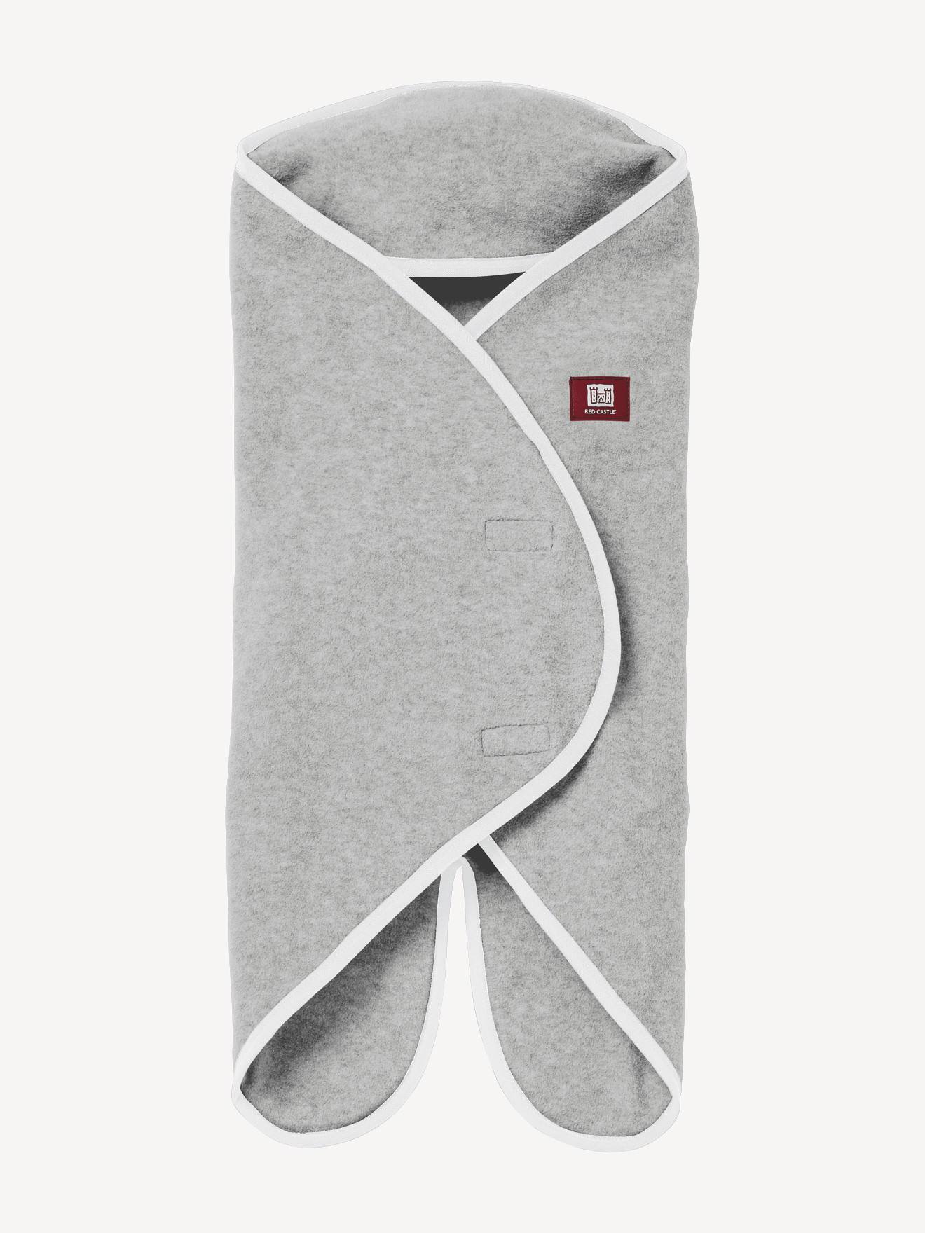 Couverture RED CASTLE Babynomade® polaire, de la naissance à 6 mois gris clair