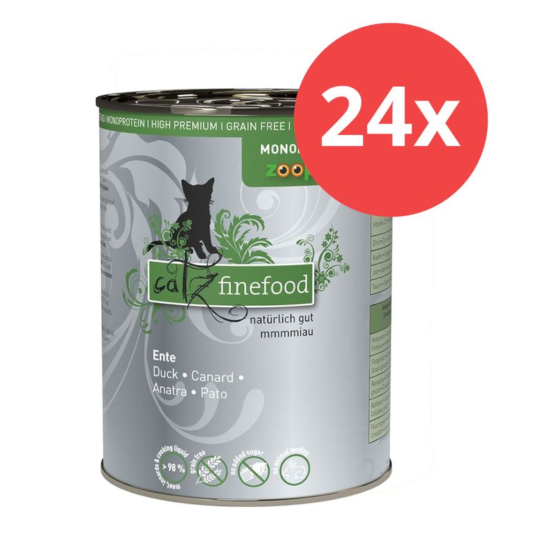 Sparpaket catz finefood Monoprotein zooplus 24 x 400 g | bitiba %