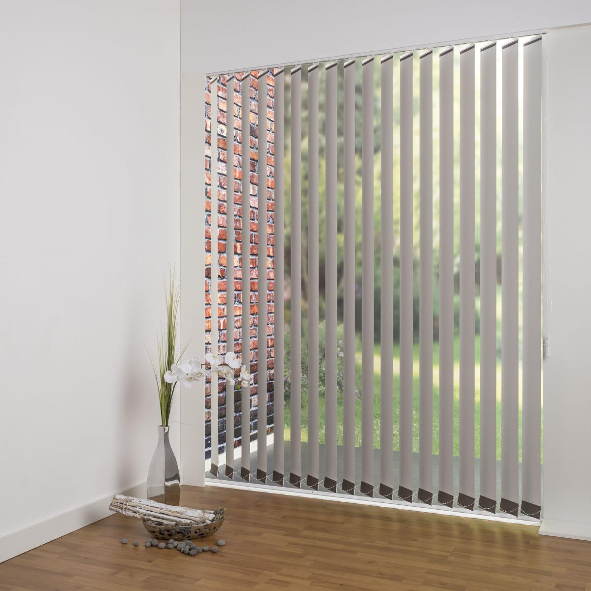 Bella Casa Vertikalanlage Maß, 127 mm Lamelle, 120 x 180 cm, braun