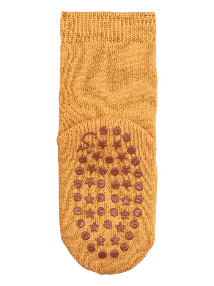 Sterntaler ABS Socken Wolle uni in gelb günstig kaufen