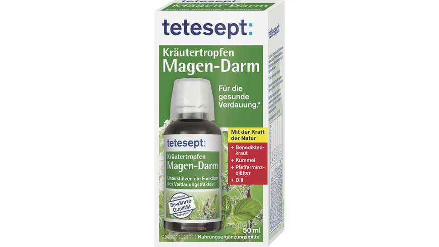 tetesept Kräutertropfen Magen-Darm 50 ml