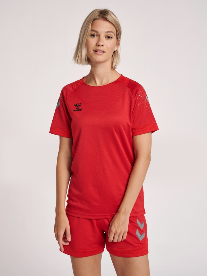 Hummel Hummel T-Shirt Hmllead Damen in TRUE RED günstig kaufen L