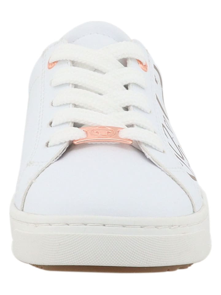 Tom Tailor Sneakers in Weiß/ Gold günstig kaufen
