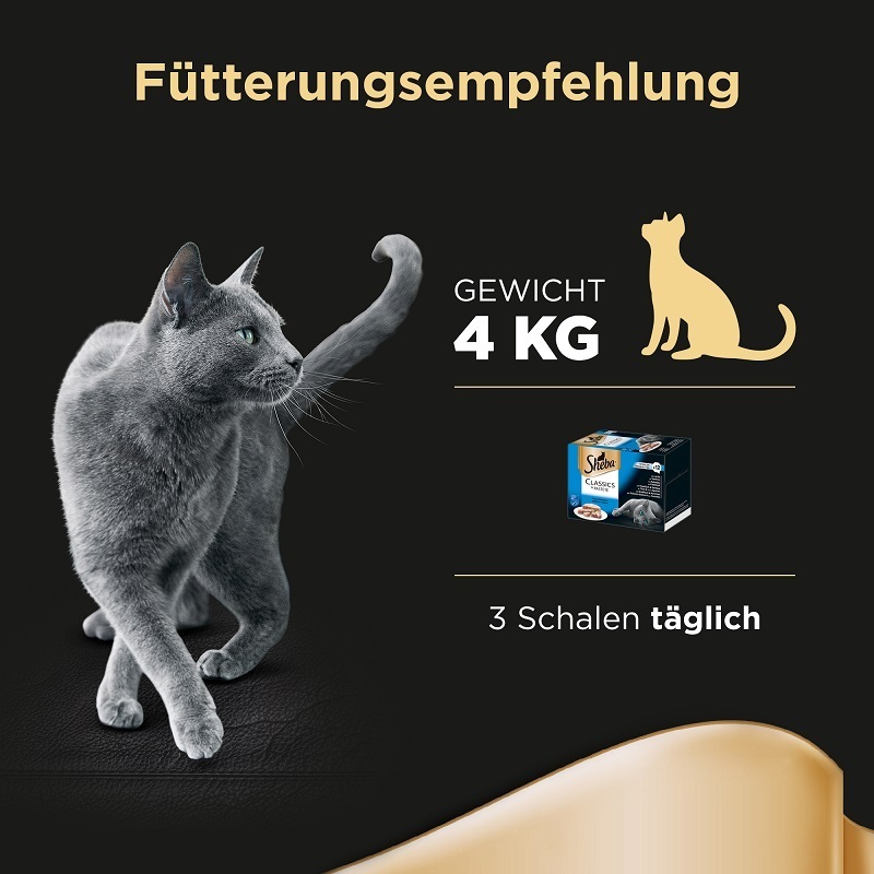 Sheba Nassfutter Sheba Classics in Pastete 12x85g