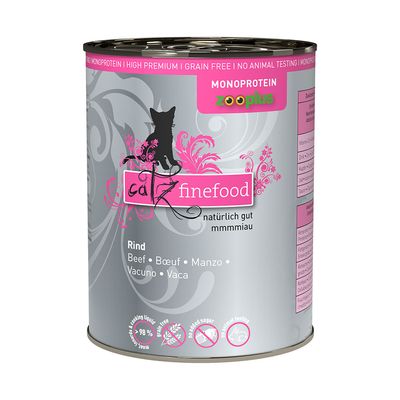 catz finefood Monoprotein zooplus 6 x 400 g