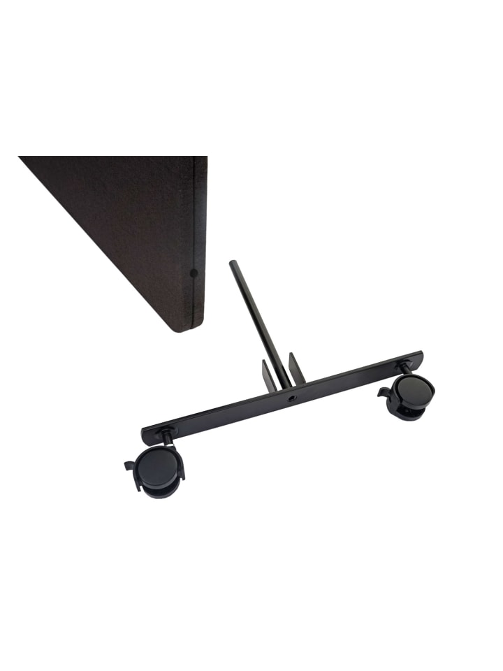 MCW Akustik-Trennwand G77, 147x80cm braun-grau günstig kaufen onesize