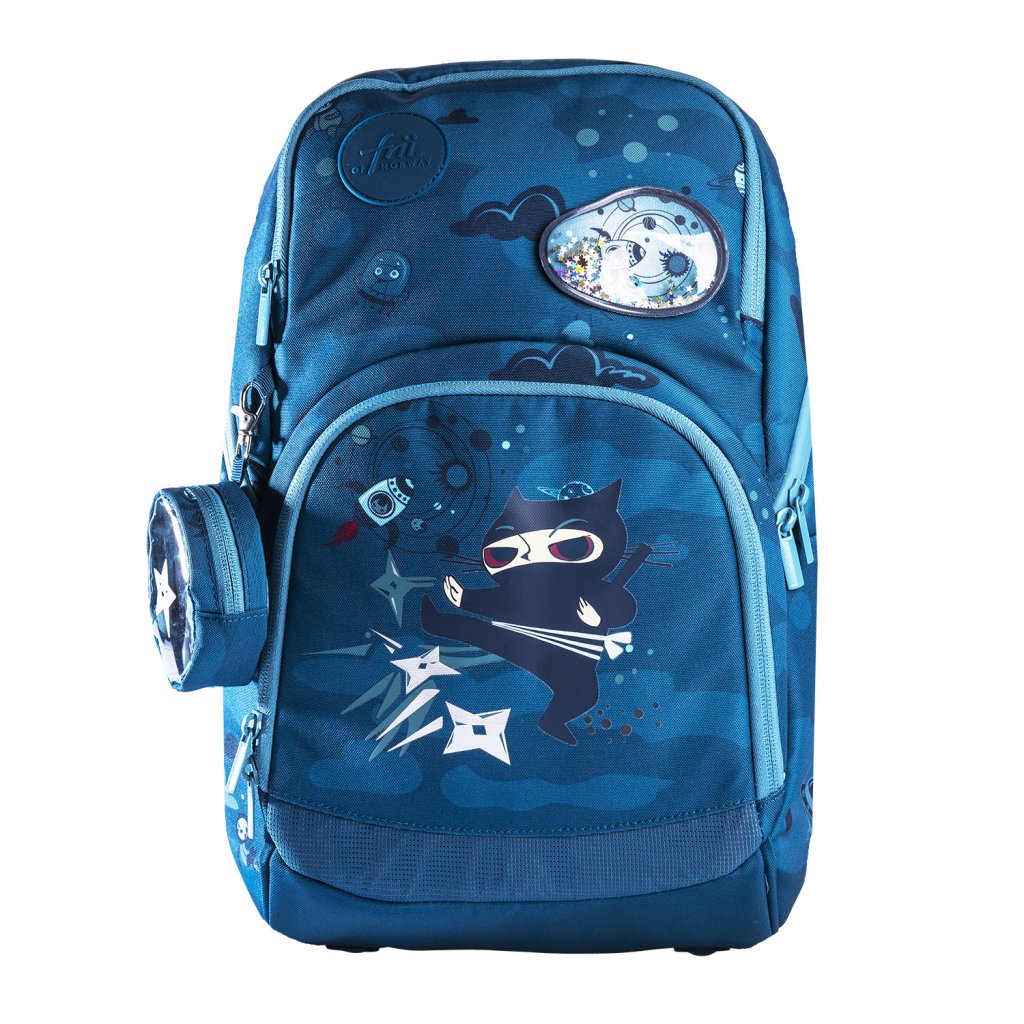 Frii of Norway Ergonomischer Schulrucksack Expand 20-25l Ninja Blue