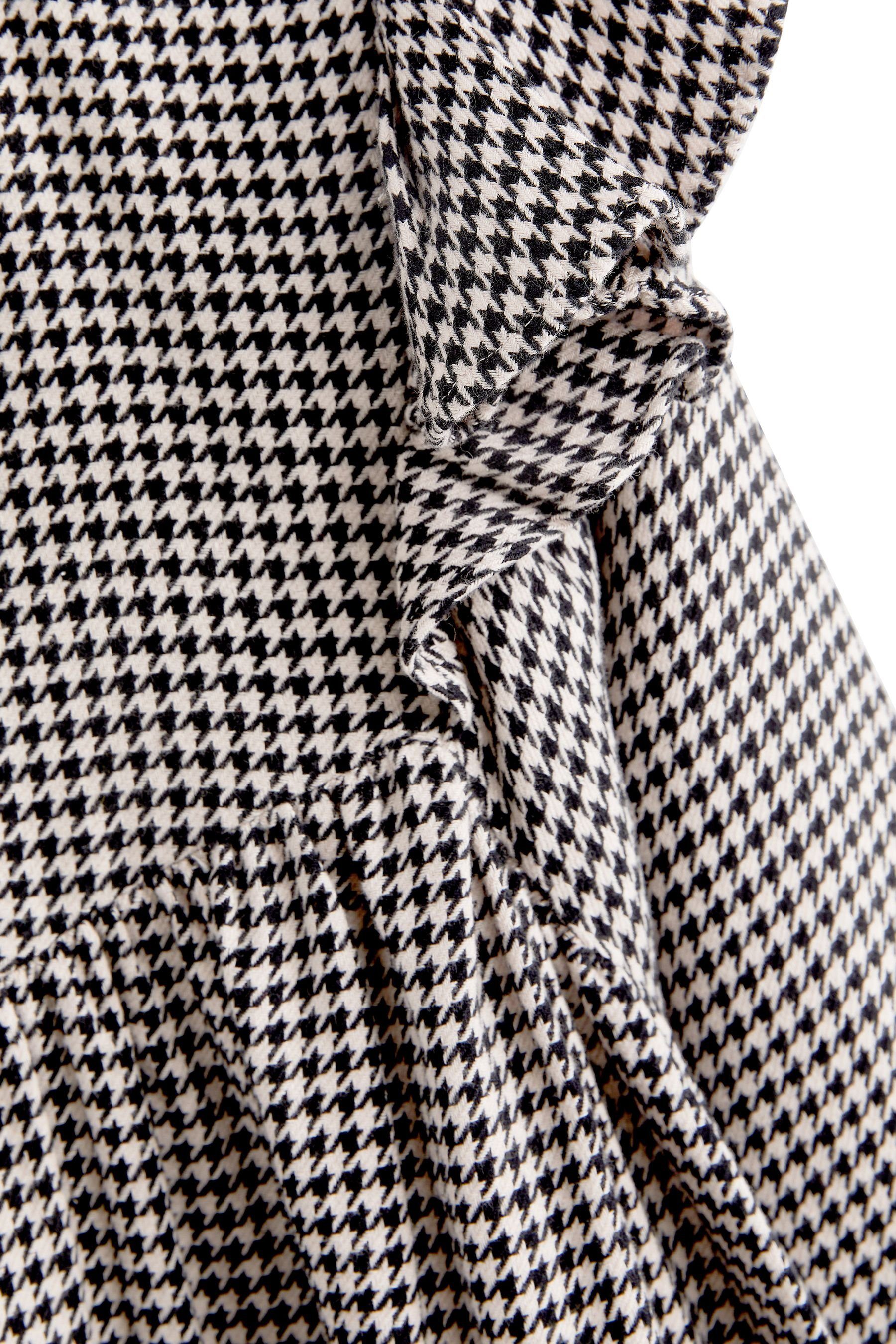 Next Karokleid Kariertes Kleid mit Rüschen (1-tlg)
