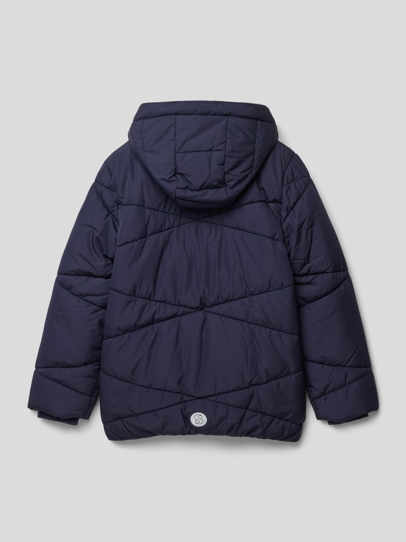 Jacke mit Reißverschluss in marineblau