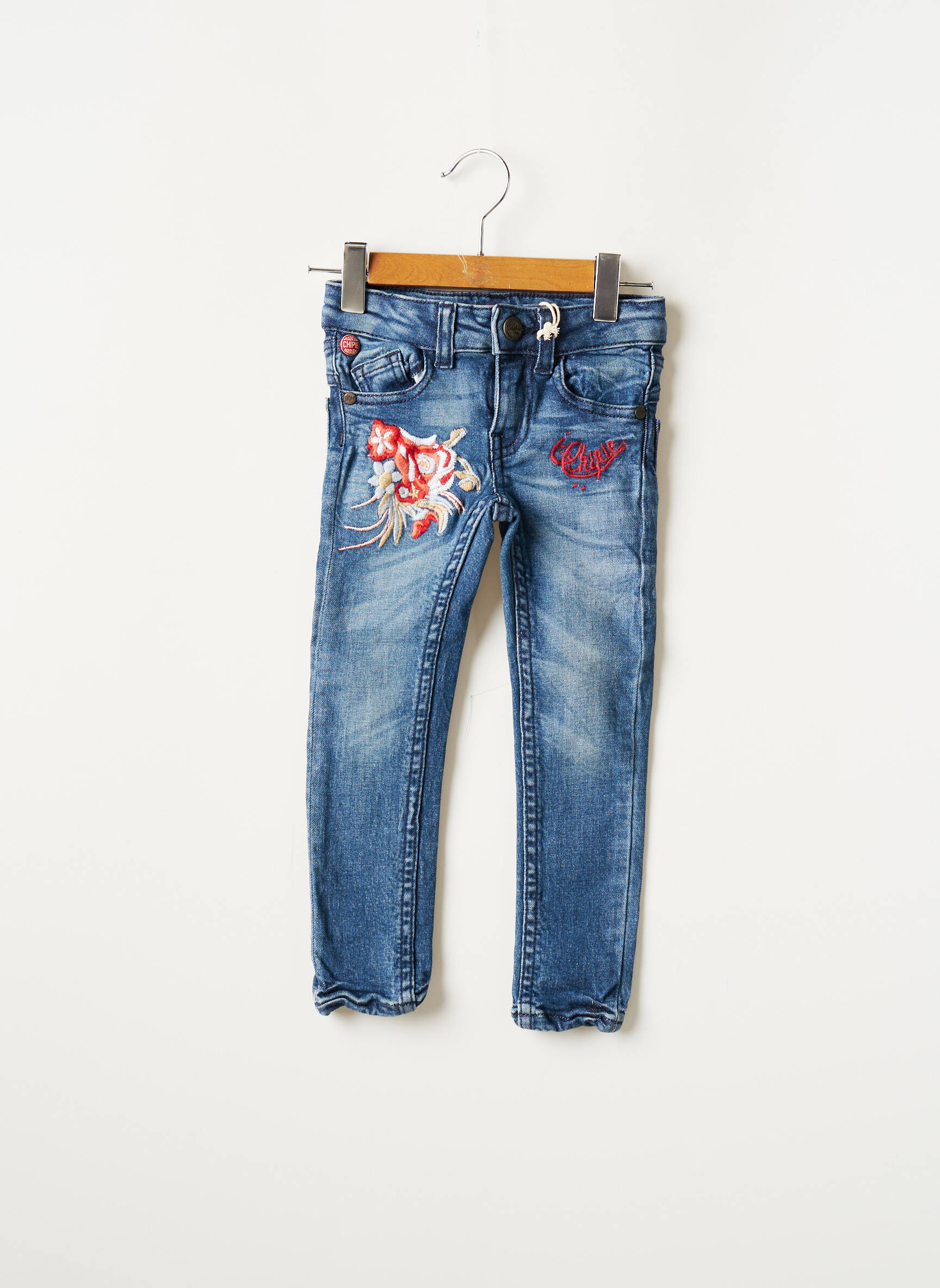 Chipie Jeans Coupe Slim Fille couleur bleu