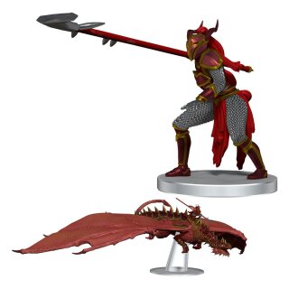 D&D Icons of the Realms: Dragonlance - Red Ruin & Red Dragonnel (Set 25)