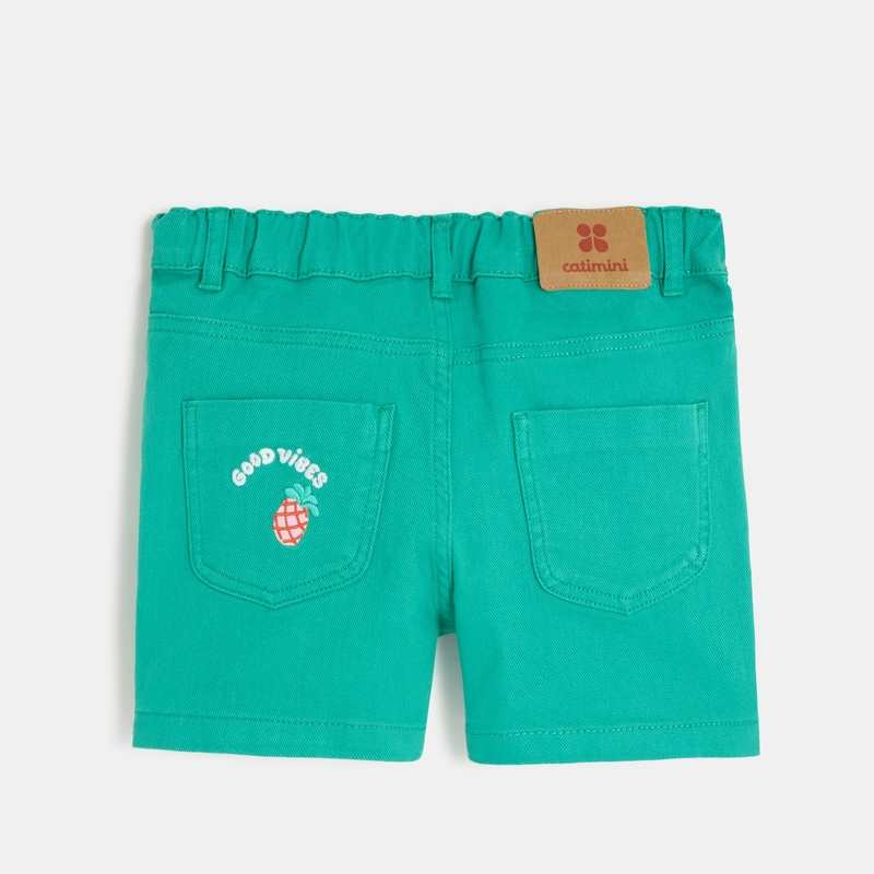Short fille vert Catimini