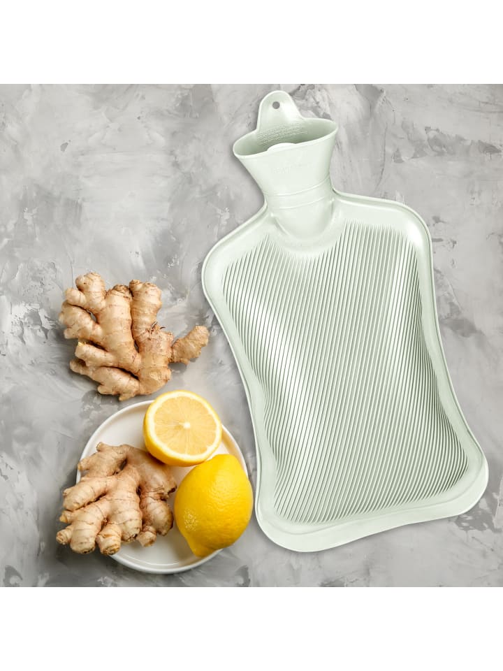 relaxdays Wärmflasche in Pastellgrün - 2 Liter günstig kaufen onesize
