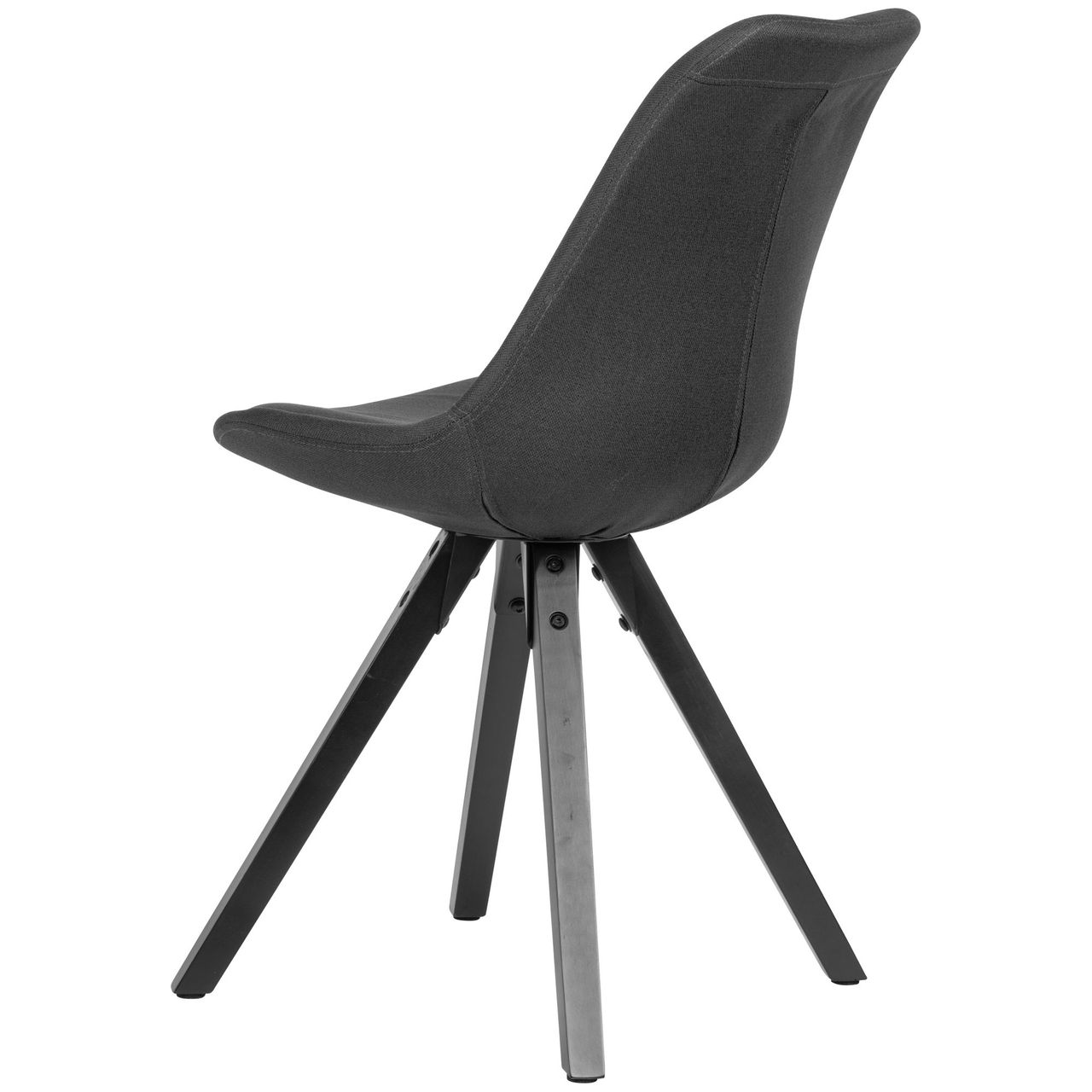 Wohnling 2er Set Esszimmerstuhl Grau