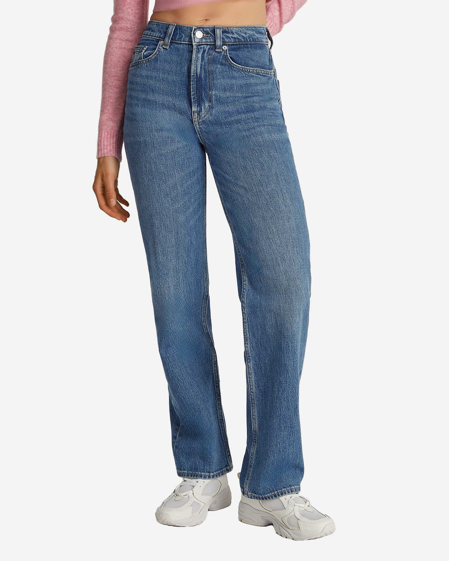Leginsy Tommy Hilfiger Laila High Rise Slim L32 W DW0DW19563-1A5
