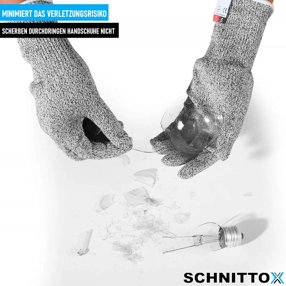 MAVURA Schnittschutzhandschuhe SCHNITTOX Schnittfeste Handschuhe Schnittsichere Schutzhandschuhe - Hoher Komfort & Dehnbares Material - Universalgröße