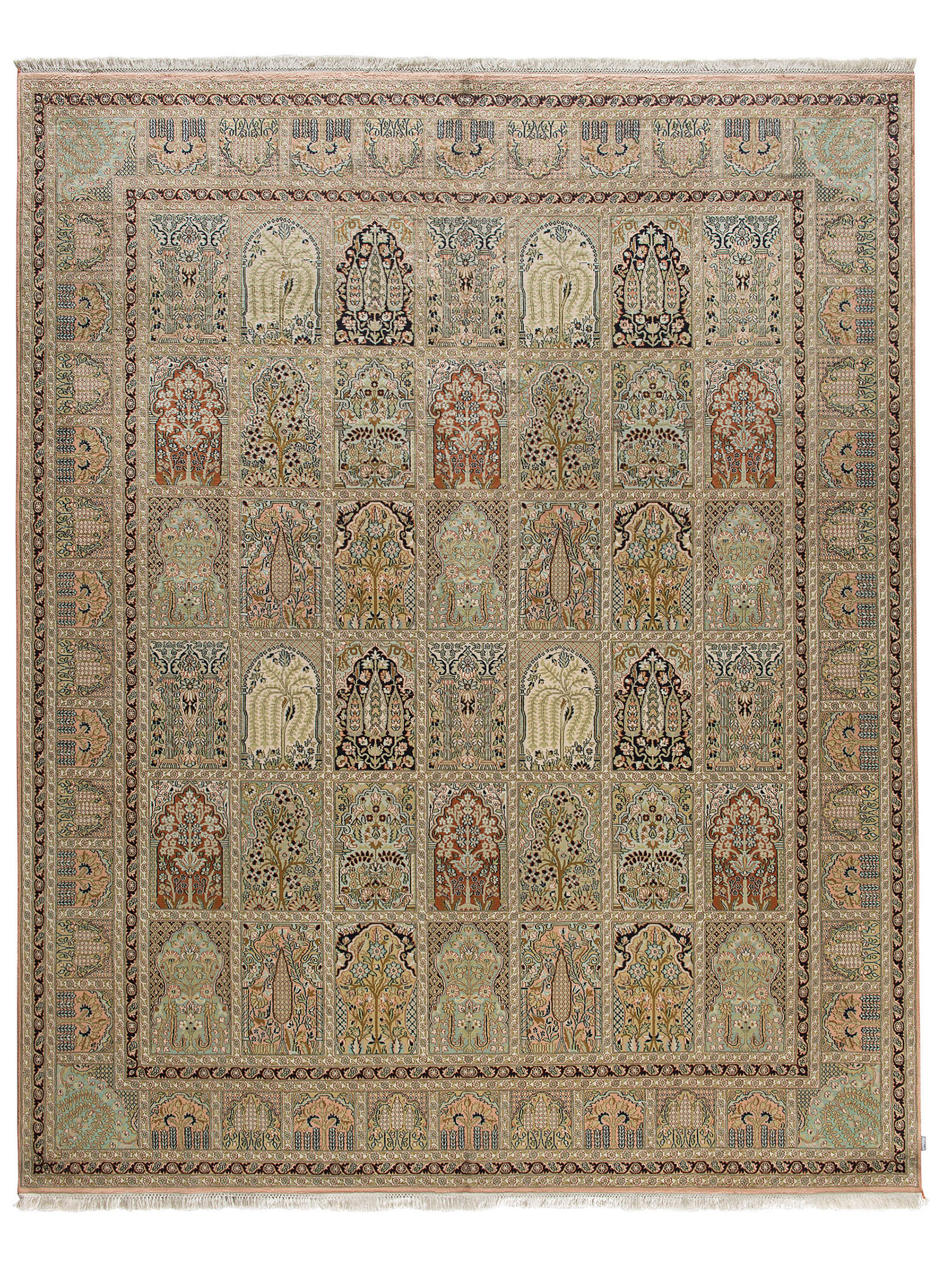 Kaschmir Seide 18/18 ca. 248 x 310 cm, Unikat / Einzelstück