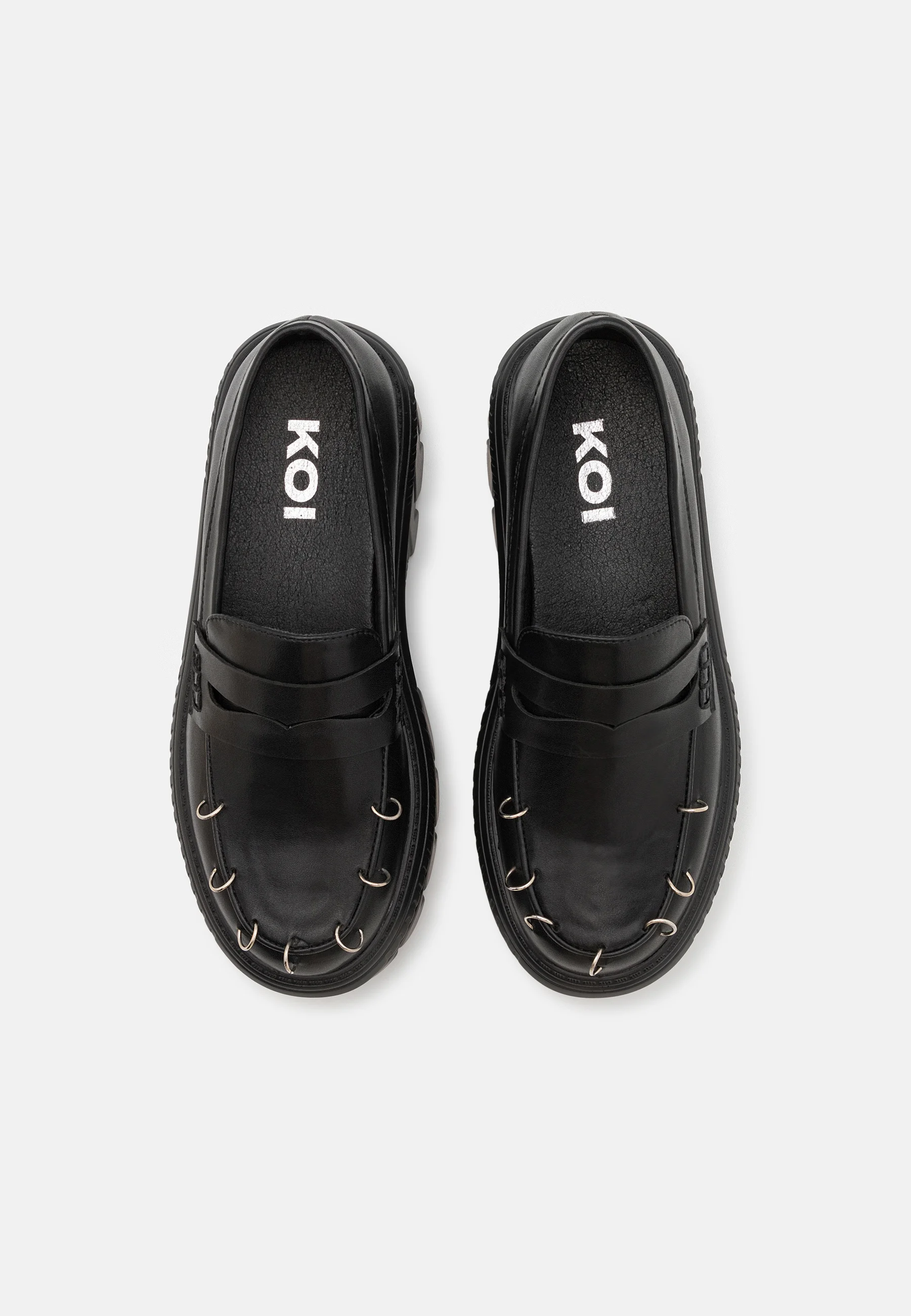 Koi Footwear ESGAR CHUNKY PUNK LOAFERS - Zapatos de plataforma