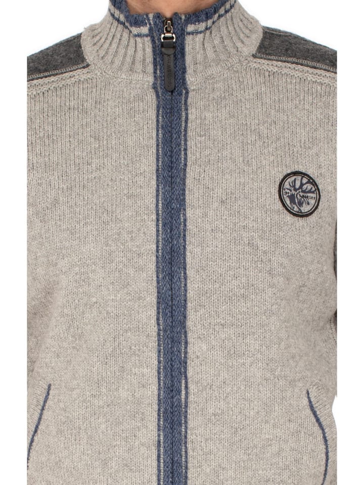 Spieth & Wensky Strickjacke BETZBACH in hellgrau günstig kaufen