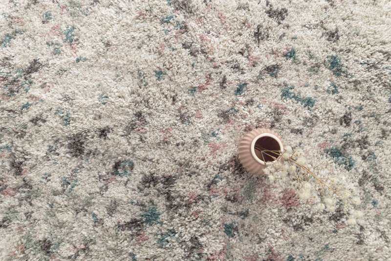 Tapis deco shaggy TERRAZZO 80x150cm
