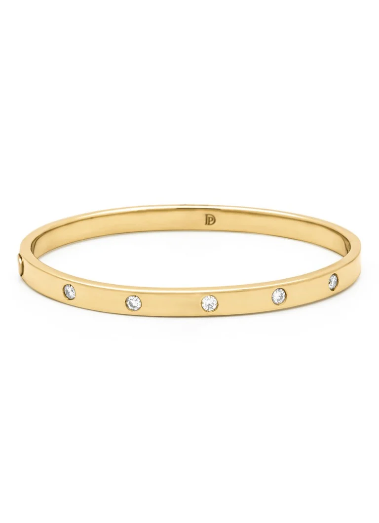 Diamant-Point-Goldarmband, 0,35 ct Diamant, Timeless Treasures