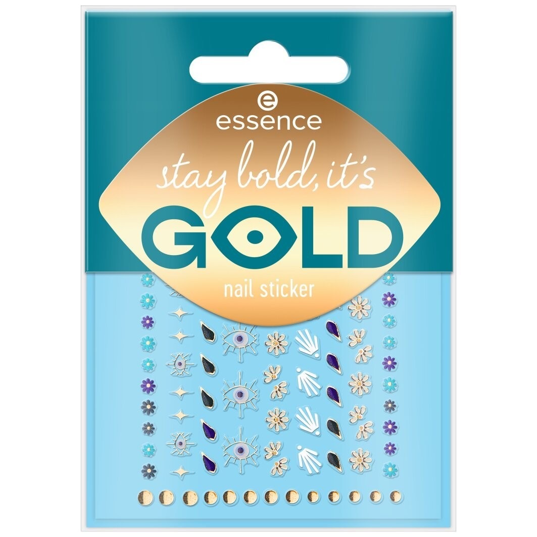 Stay bold. it's GOLD nail sticker
