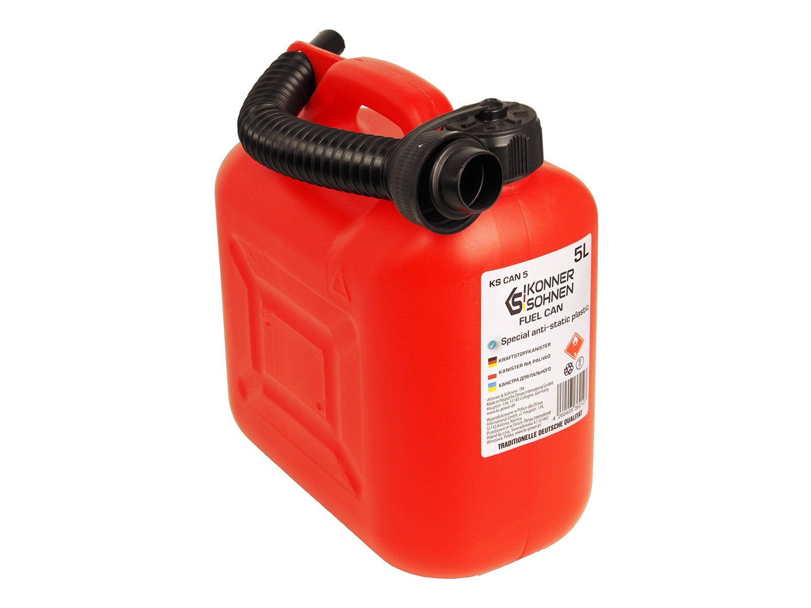 Könner & Söhnen Stromerzeuger KS CAN 5, (1-tlg), Kraftstofftank