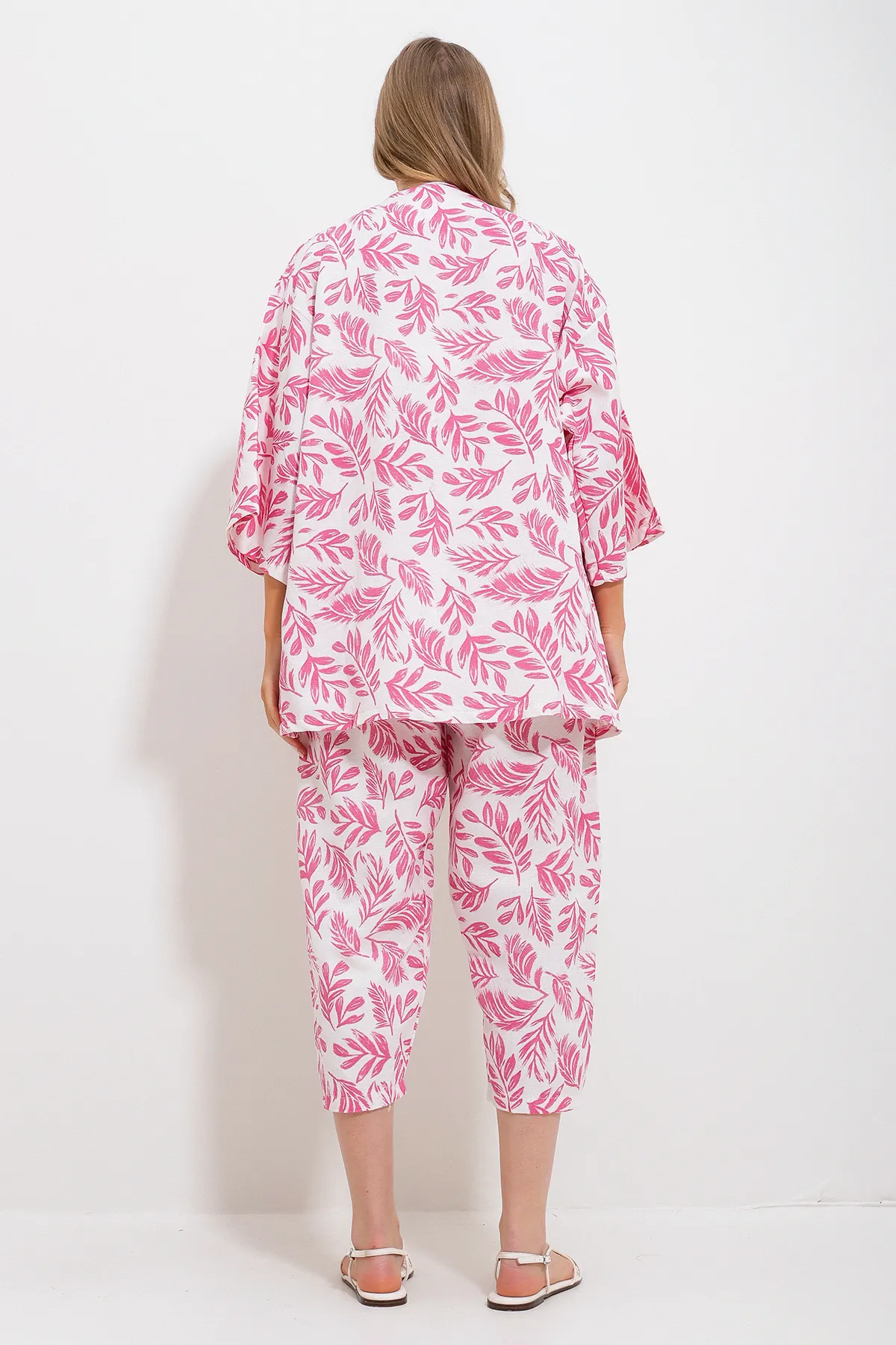 Trend Alaçatı Stili  Zweiteiler - Rosa - Regular Fit