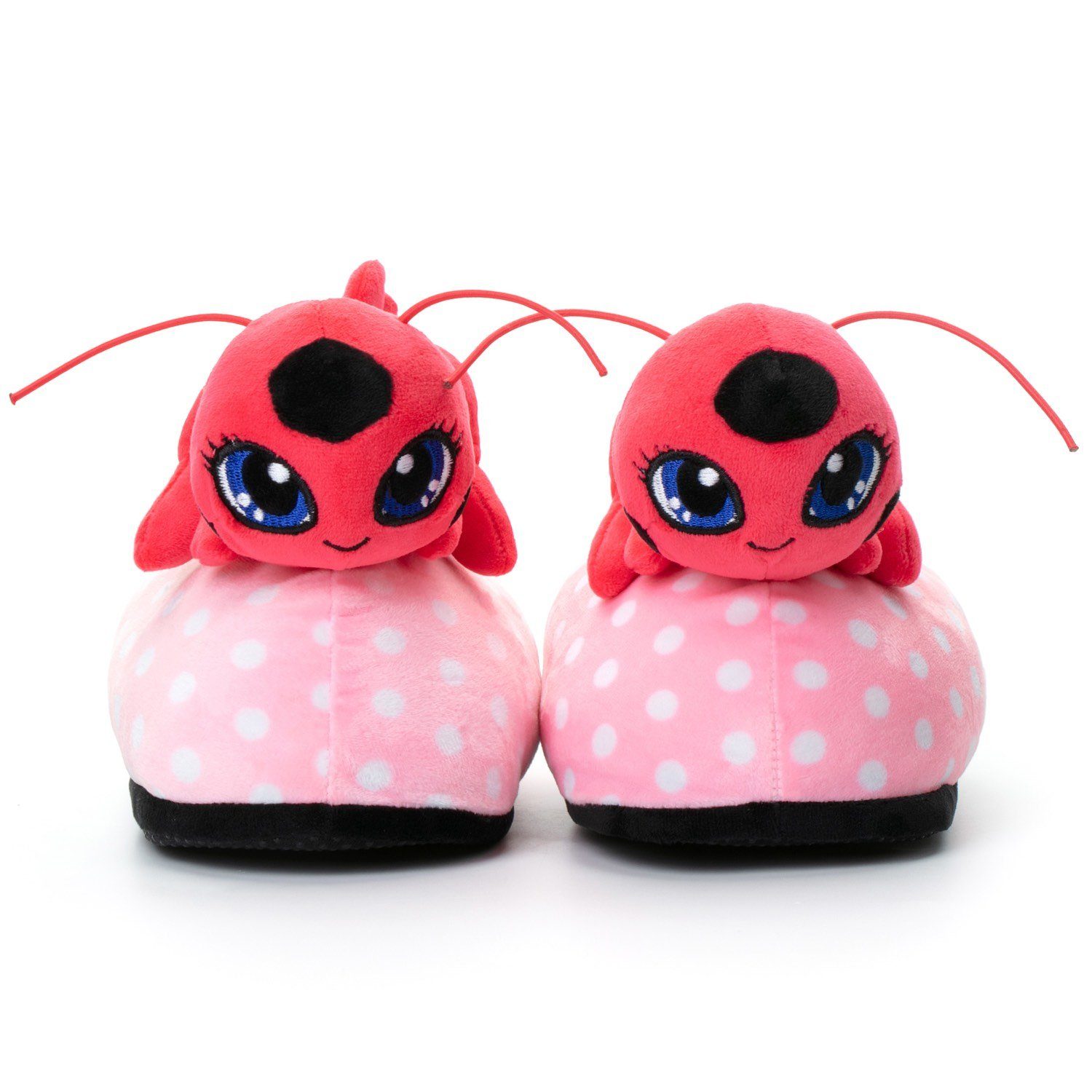 Corimori Miraculous Ladybug Plüsch-Hausschuhe Kwami 