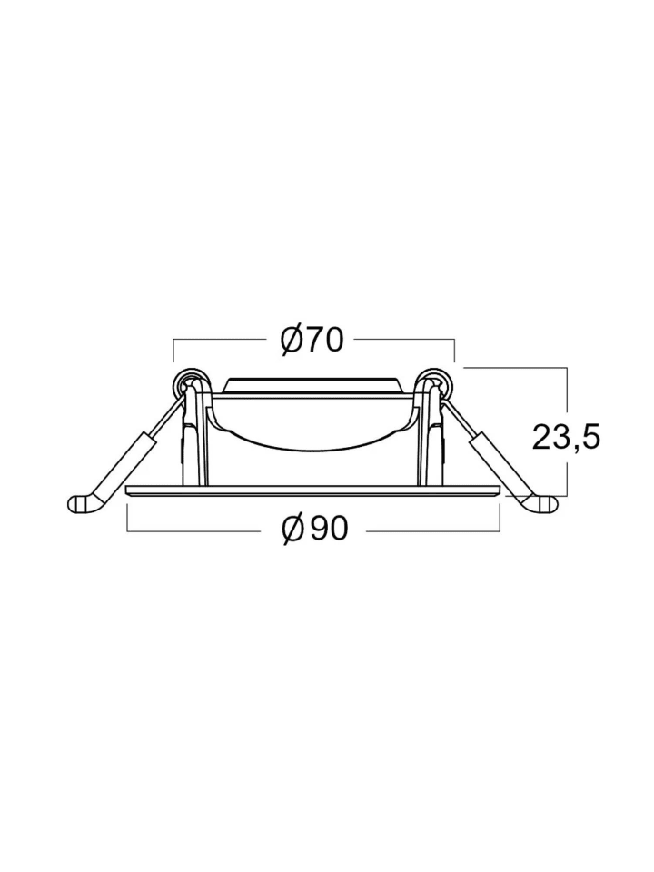 COFI 1453 LED Einbauspot 5W | Schwenkbar Rund | 400lm, Ø 7 cm in Weiß günstig kaufen