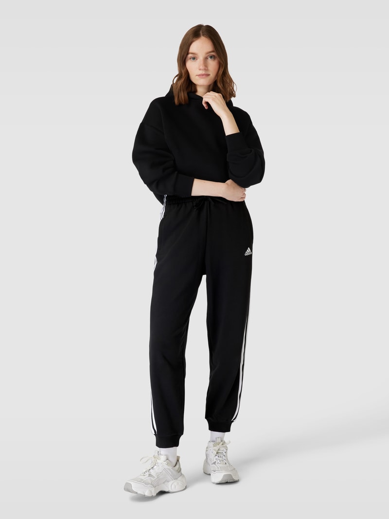 Sweatpants mit Logo-Streifen in schwarz