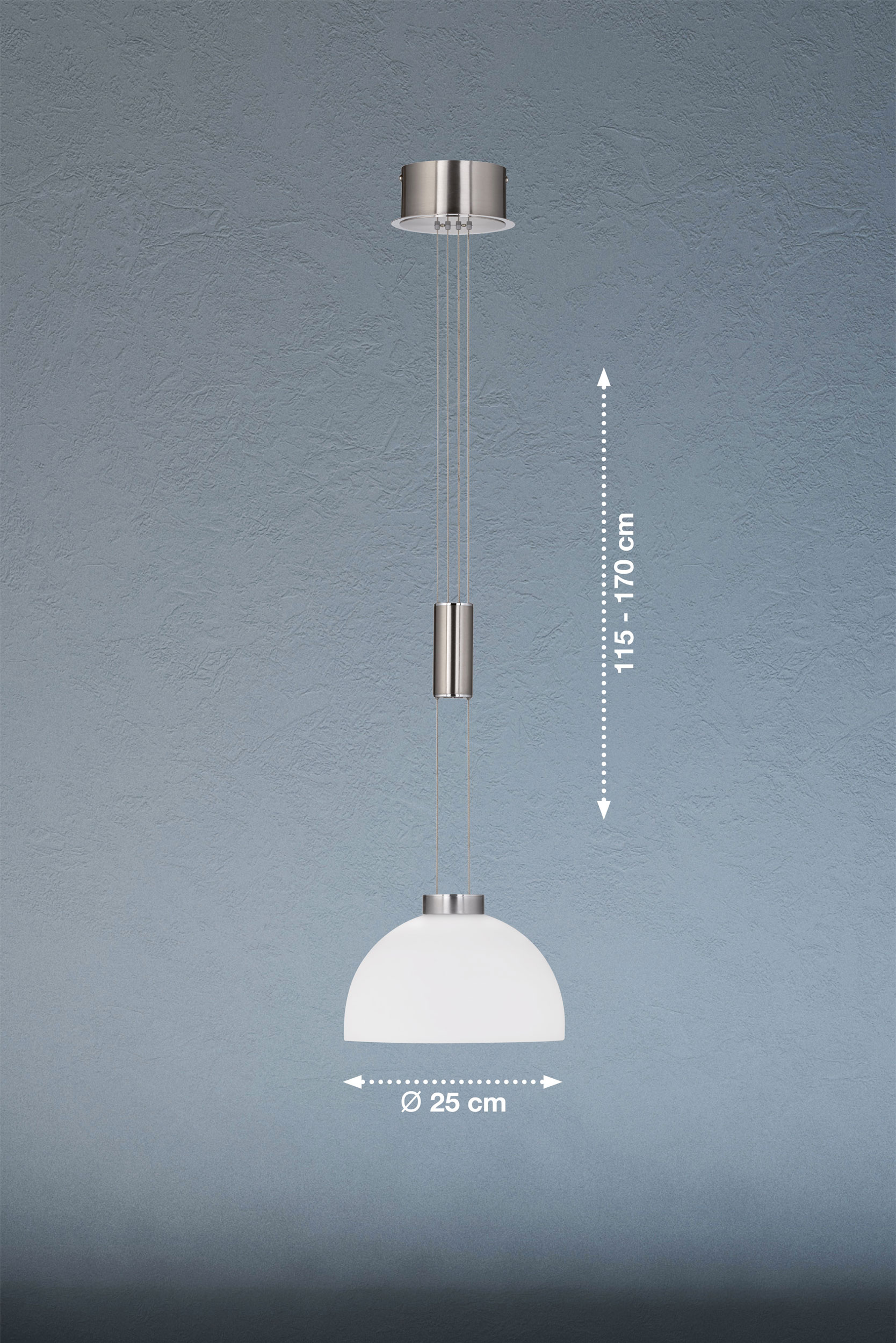 Fischer & HonselLED-Pendelleuchte 1flg