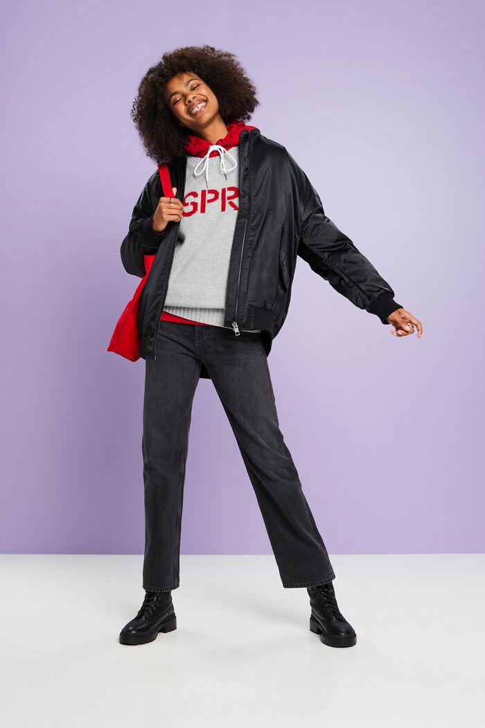 Retro-Jeans mit gerader Passform und hohem Bund