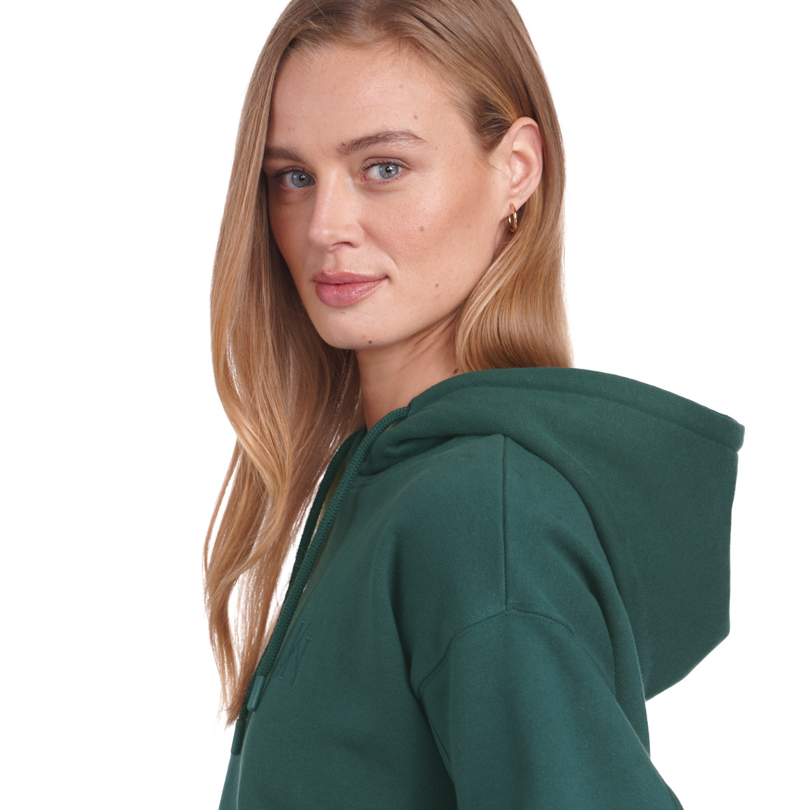 Damen Hoodie mit Stickerei