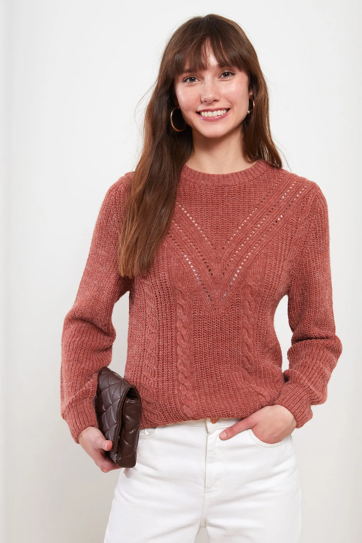 LC Waikiki  Pullover - Braun - Regular Fit