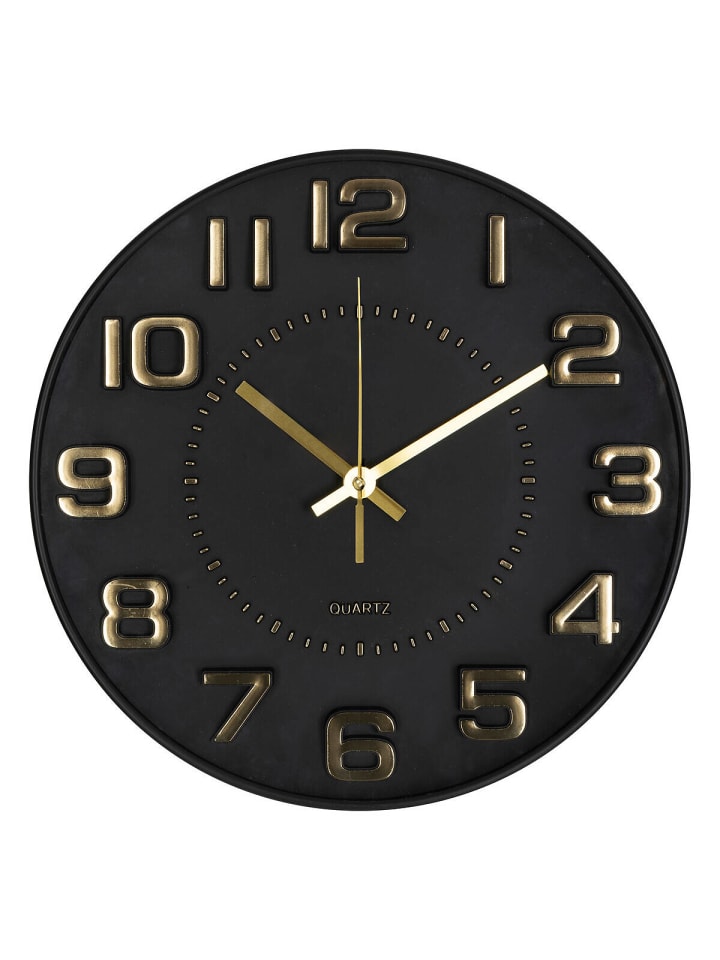 Atmosphera Créateur d'intérieur Wanduhr in schwarz günstig kaufen onesize