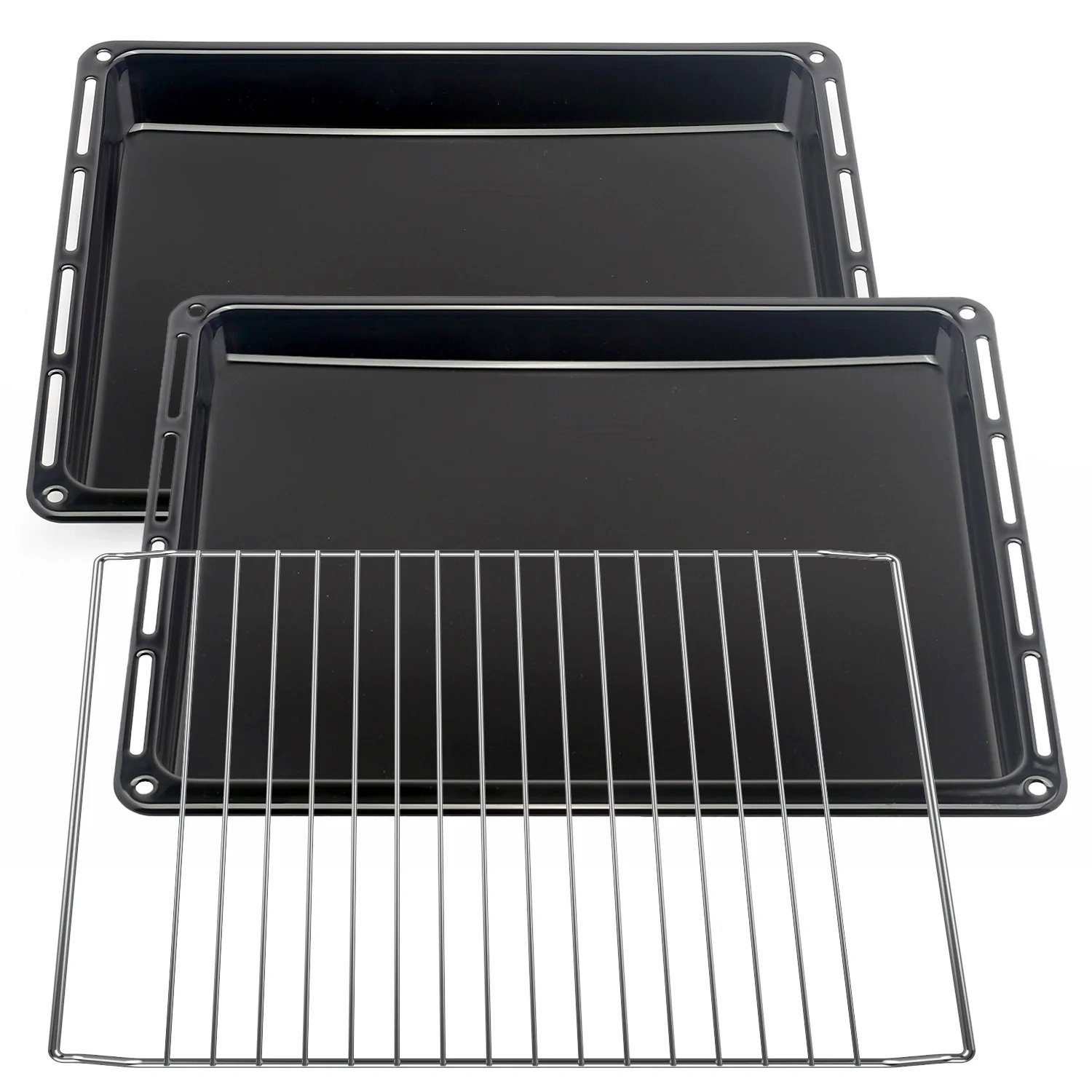 Klugmann Einbaubackofen KO608TCX, mit 1-fach-Teleskopauszug, Aqualystic, Drehspieß, 72 l, Design hochwertige Qualität, 3D Heißluft, Touch