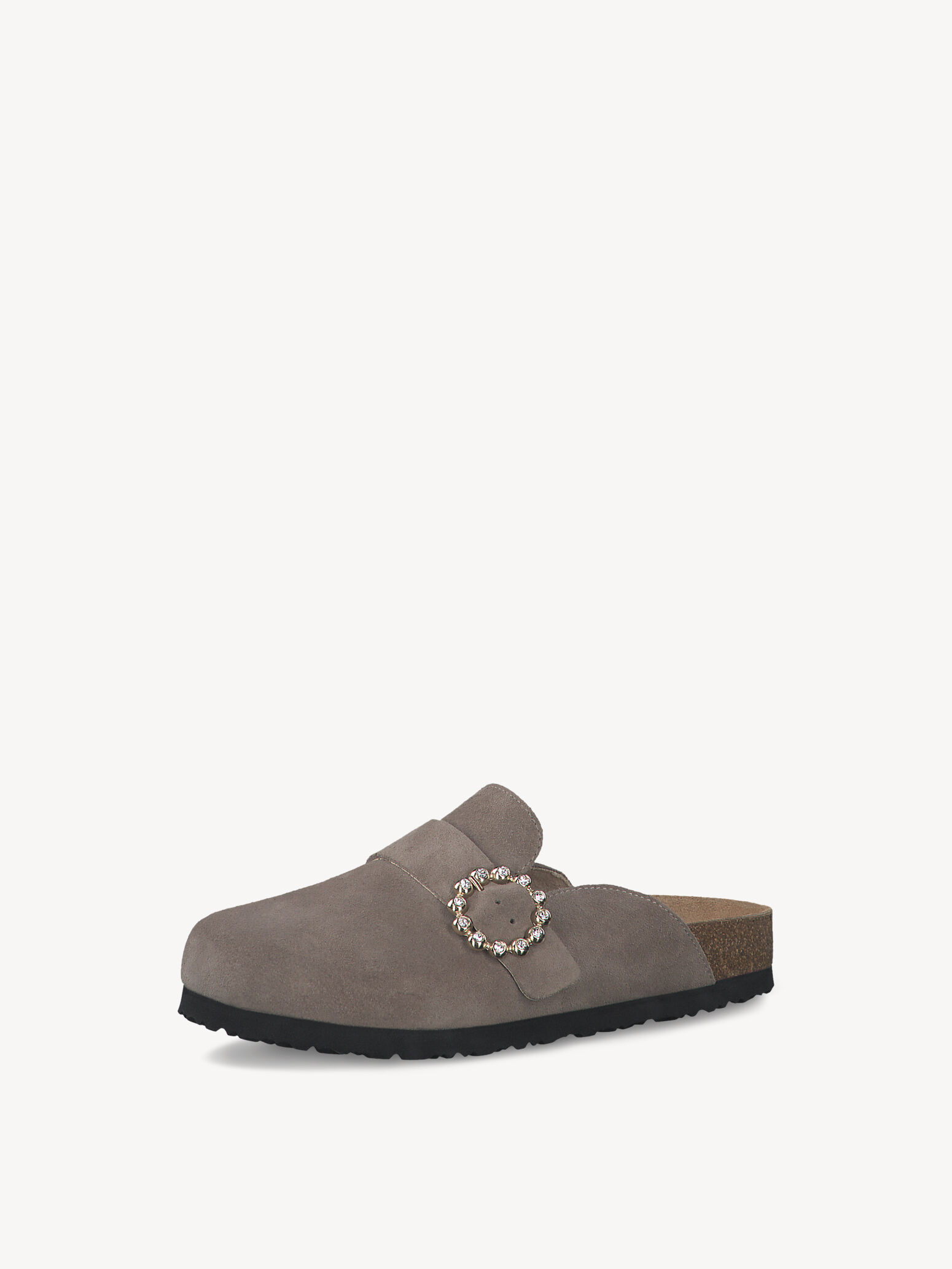 Mule en cuir - beige