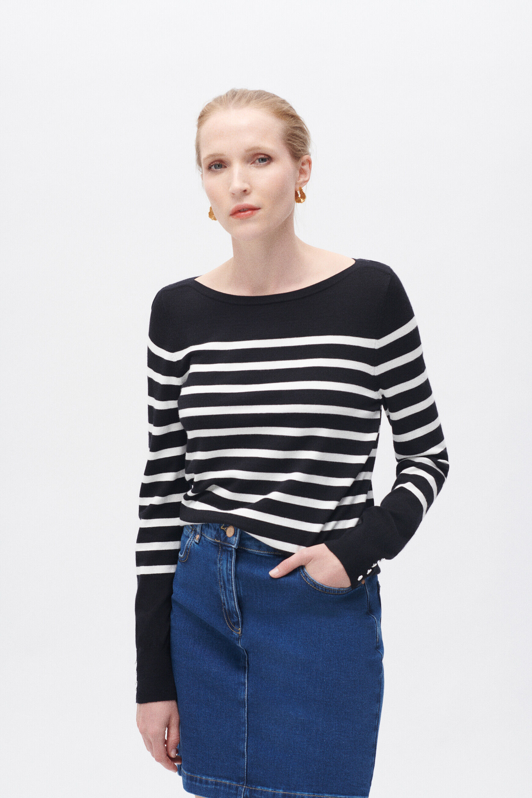 Pull mjulie noir femme