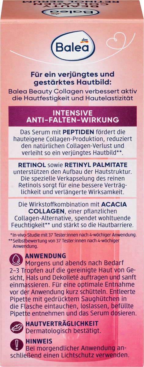 Serum Beauty Collagen Retinol, 30 ml