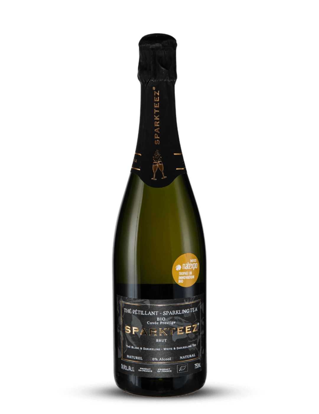 Sparkteez : Thé pétillant - Gueule de joie 0° |  75 cl