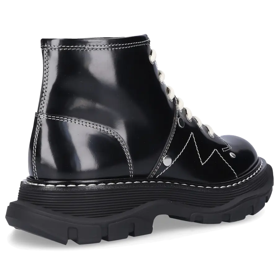 Alexander McQueen - Stiefeletten WHQSG Kalbsleder - schwarz