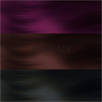 Balmain Clip Tape Extensions 25cm Blackberry