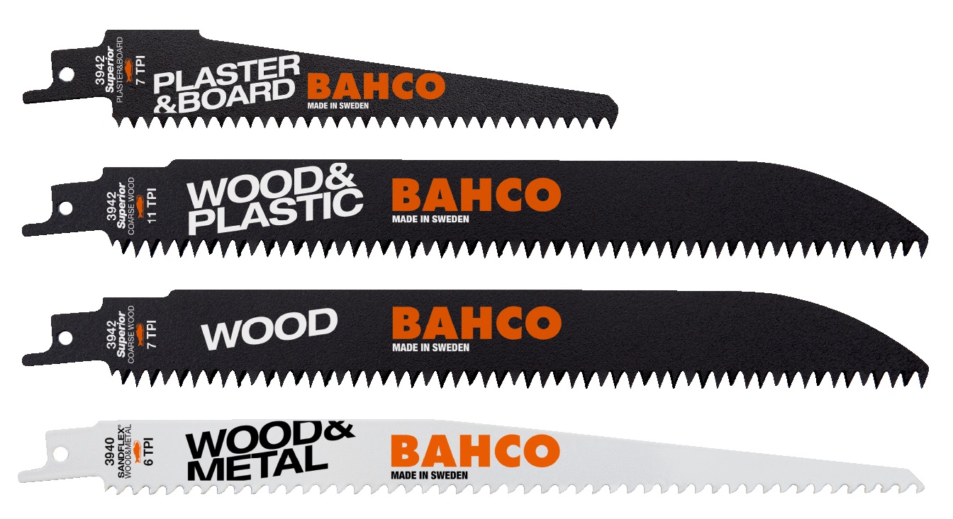 Bahco 3942-WOOD-SET-5P Σετ λάμας σπαθόξυλου ξύλου 5 τεμάχια