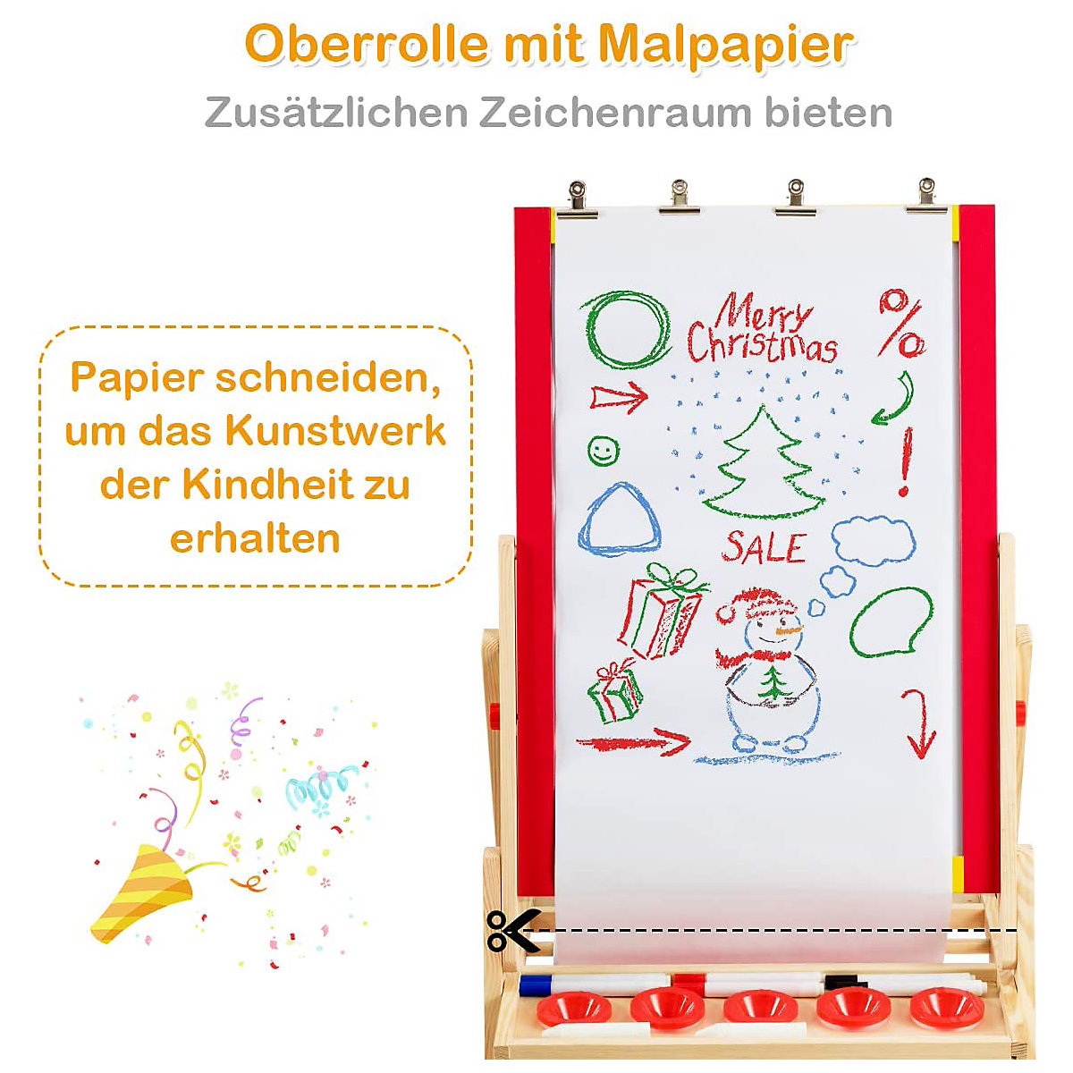 Kindertafel Holztafel Standtafel höhenverstellbar