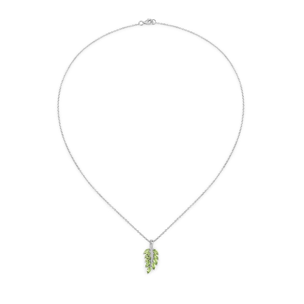 Rafaela Donata Chaîne Floral Argent sterling Vert en Argent Bijoux