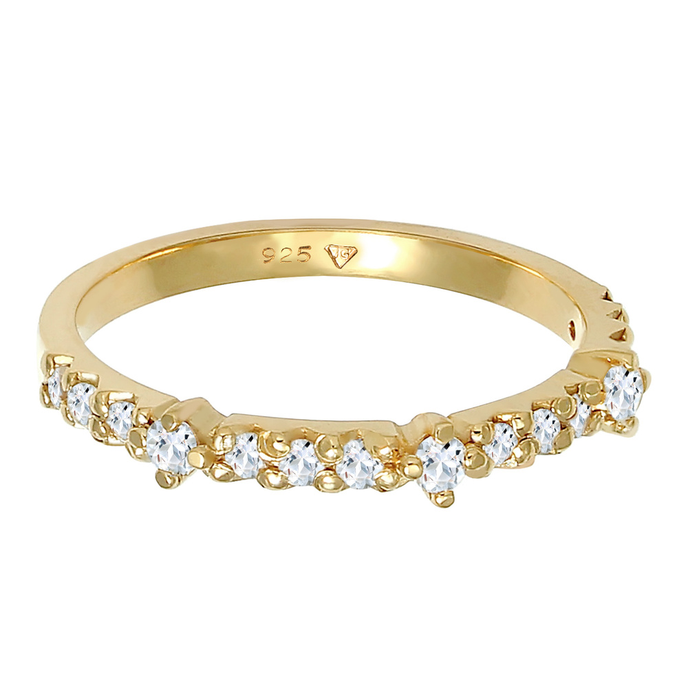 Elli PREMIUM Elli PREMIUM Bague Mémoire des dames Symbole d'amour éternel avec pierres topazes Bague