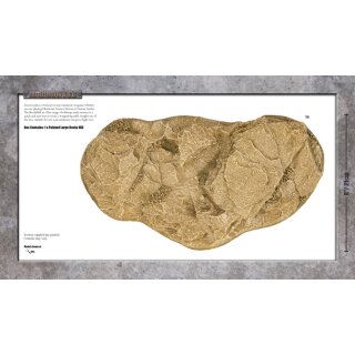 Battlefield in a Box: Large Rocky Hill - Sandstone